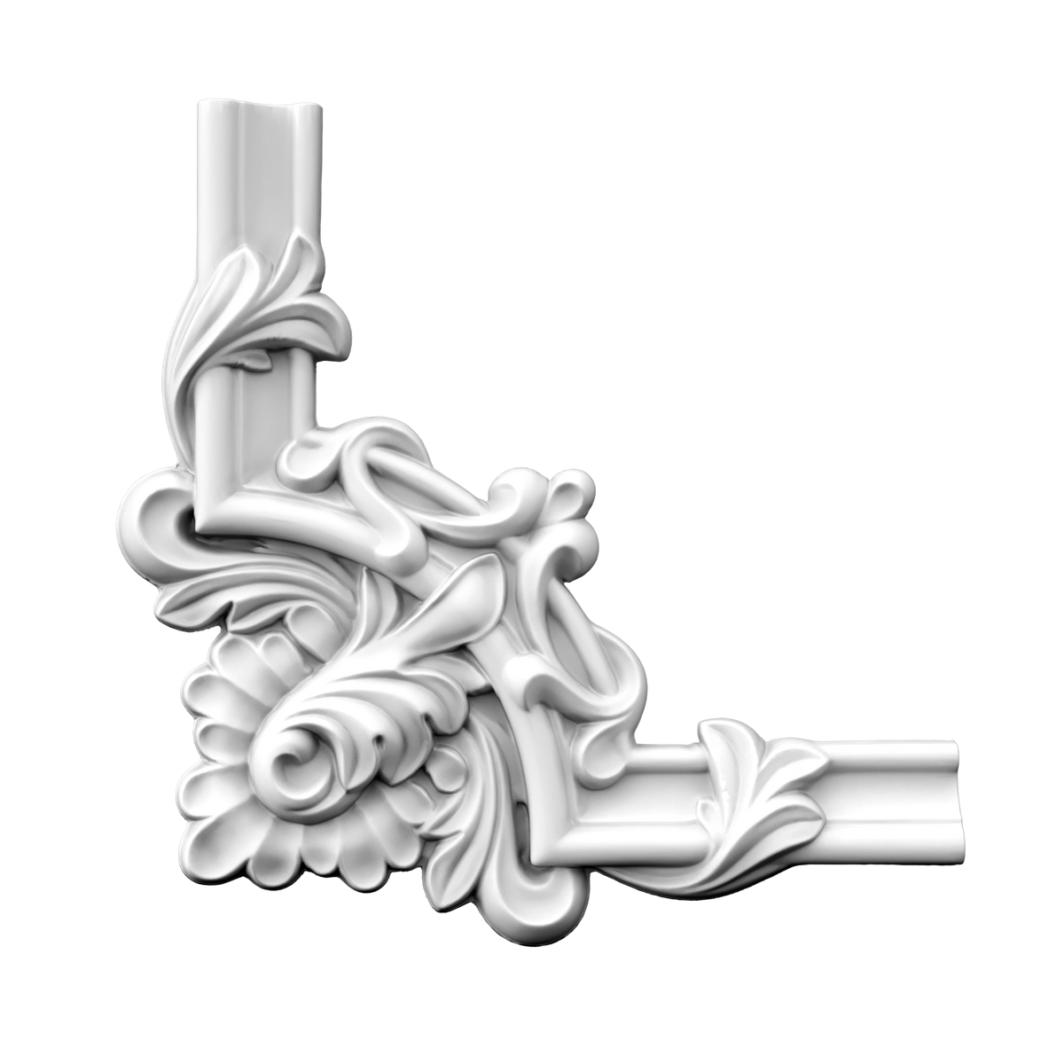 Угловой элемент молдинга полиуретановый Gaudi Decor CF 3063A