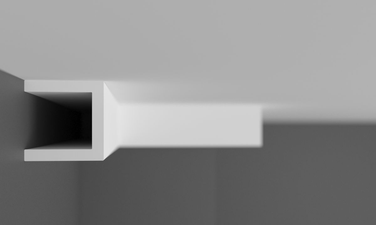 Молдинг полімерний для LED освітлення Grand Decor KH 901