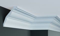 Карниз полиуретановый гладкий Gaudi Decor P 2004