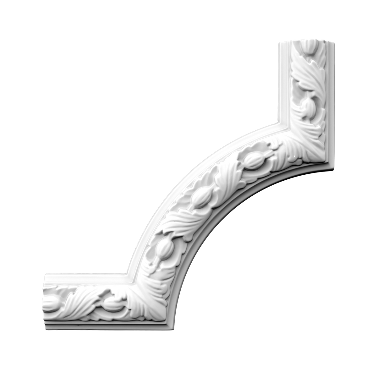 Угловой элемент молдинга полиуретановый Gaudi Decor CF 620A