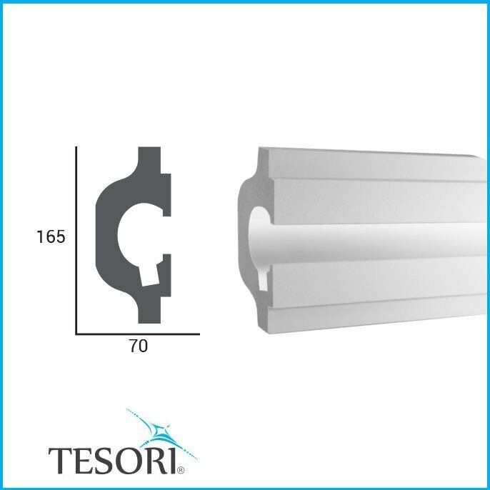 Карниз для LED освітлення серія D Tesori KD 119