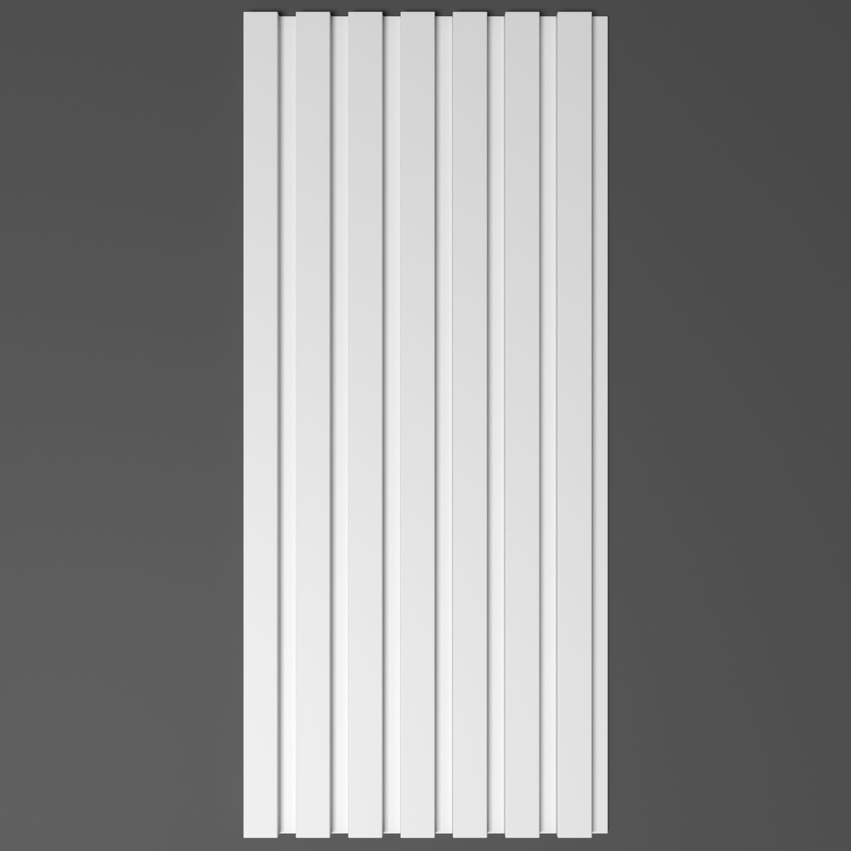 Панель декоративная "Рейки" из полимера Grand Decor HCR 503
