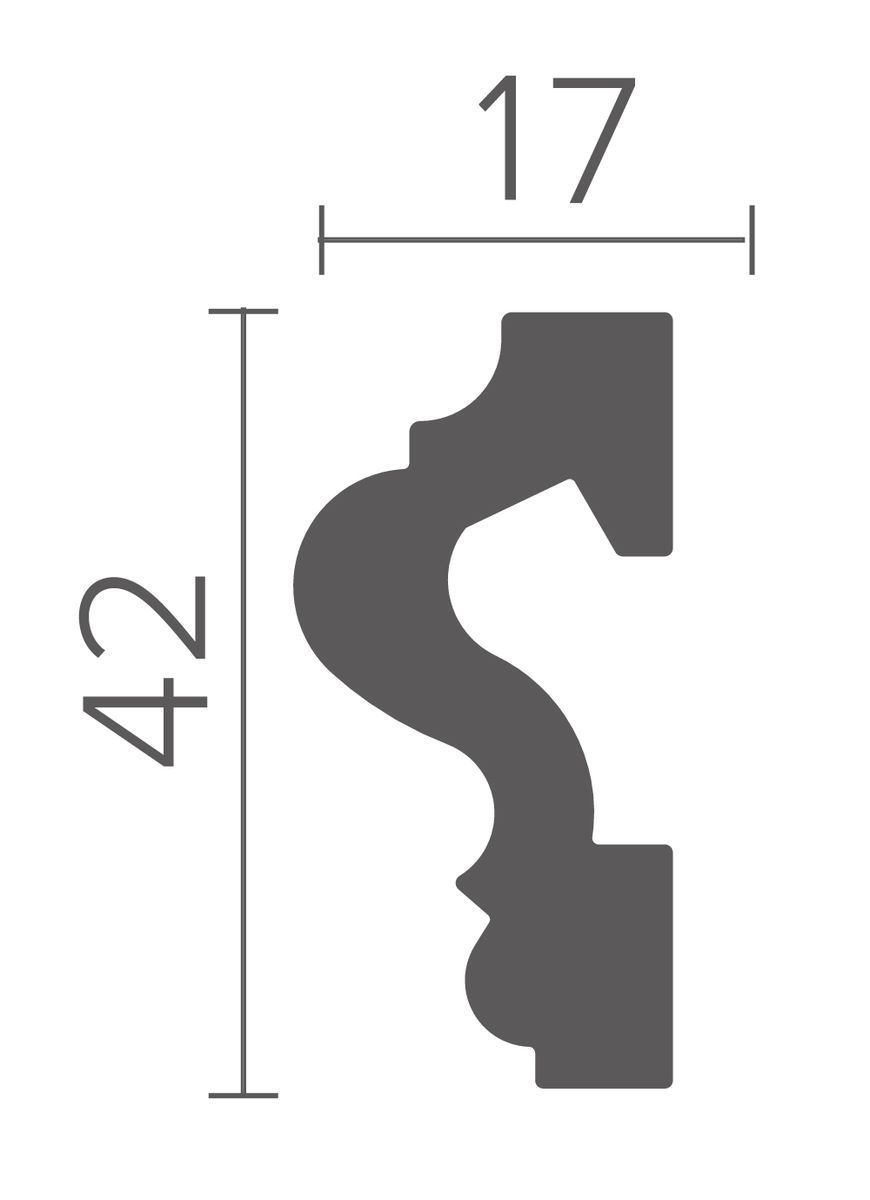 Кутовий елемент поліуретановий Grand Decor HCR 517/523
