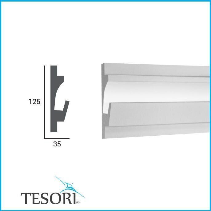 Карниз для LED освітлення серія D Tesori KD 401