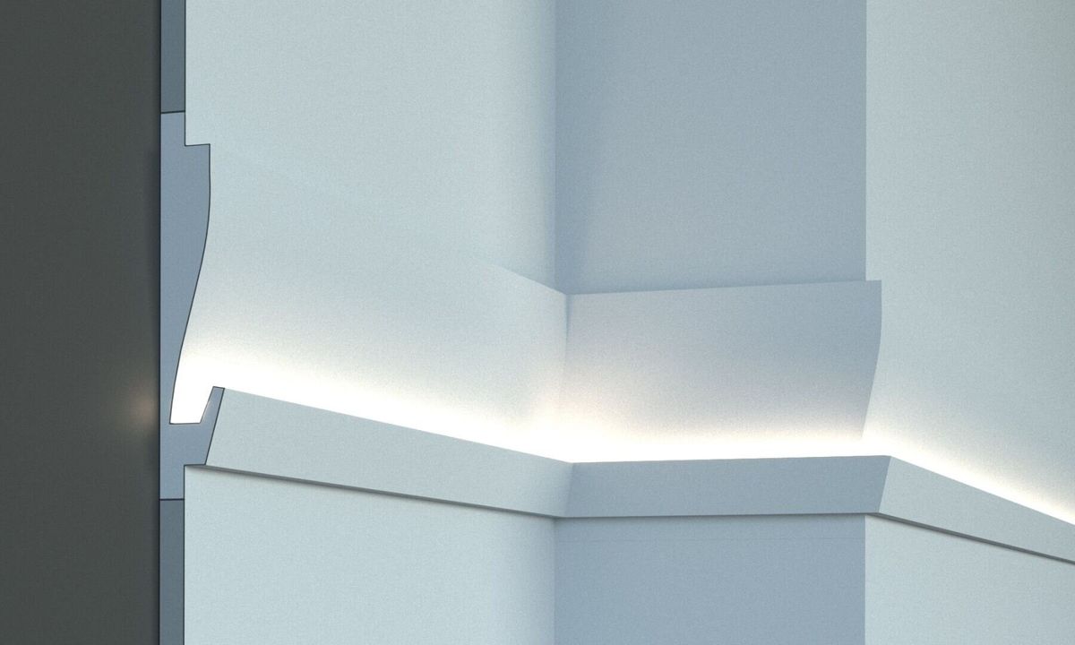 Карниз для LED освітлення серія D Tesori KD 405