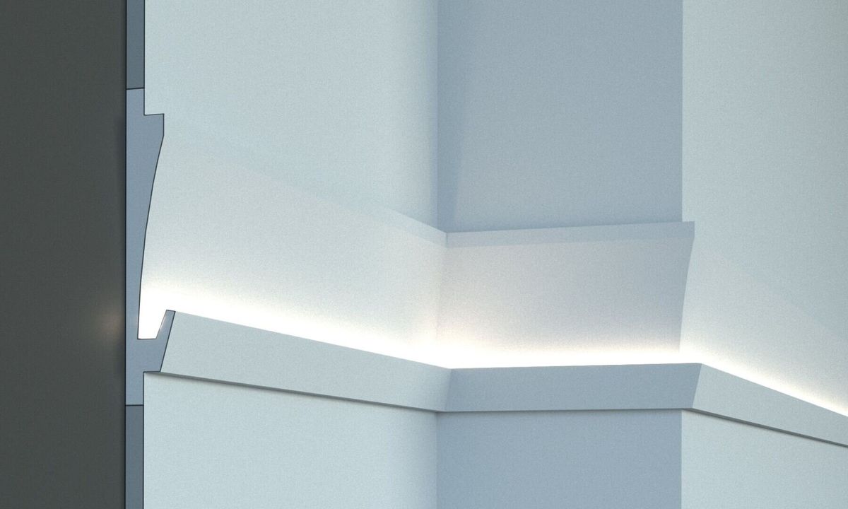 Карниз для LED освітлення серія D Tesori KD 406
