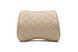 Автомобильный подголовник Comfort Trip AMF 001-8 250x200x100 из экокожи бежевый