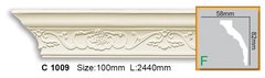 Карниз полиуретановый с орнаментом Gaudi Decor C 1009 Flexi