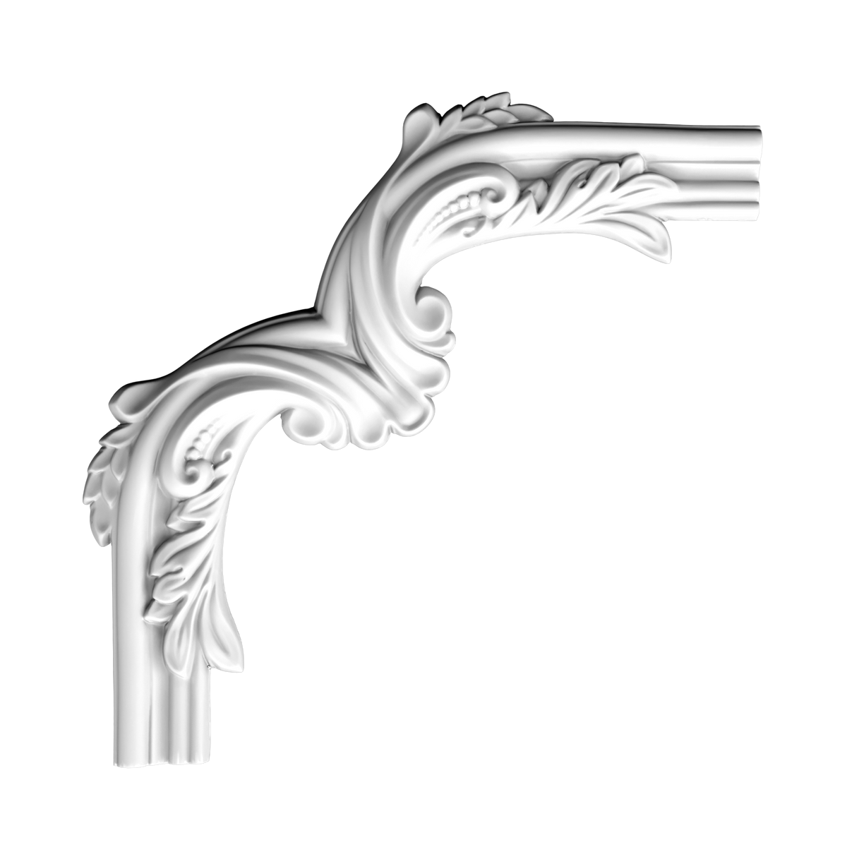 Кутовий елемент молдинга поліуретановий Gaudi Decor CF 518В